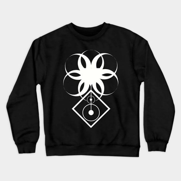 Moon star with pendulum Crewneck Sweatshirt by SAMUEL FORMAS